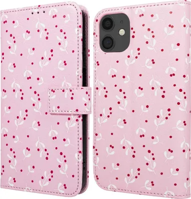 Zdjęcie produktu dla imoshion Design Bookcase dla Apple iPhone 11 - Blush Berries