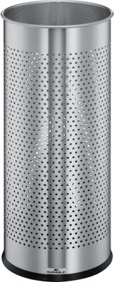 DURABLE Edelstahl Schirmständer rund metallic silber