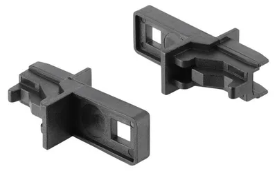 Produktbild von DeLOCK Staubschutz für E2000 Simplex Buchse 10 Stück schwarz, E2000, Kunststoff, Schwarz, Netzvermittlung, 12,5 mm, 23,3 mm