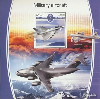 Produktbild von Briefmarken Salomoninseln 2017 Mi Block 723 (kompl. Ausg.) postfrisch Militärflugzeuge