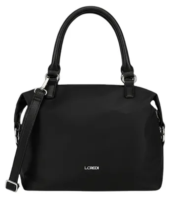 Image de L.CREDI sac à main sac à épaule bandoulière Stravel Handbag Black noir