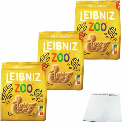 Produktbild von Leibniz Zoo Osterfarm 3er Pack (3x125g Packung) + usy Block