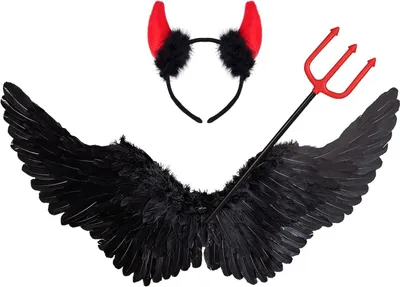Productafbeelding van Zwarte Engelenvleugels - Kostuumaccessoires Volwassenen - Feestelijke Aankleding - Grote Vleugelspanwijdte - 105 cm - Zwart