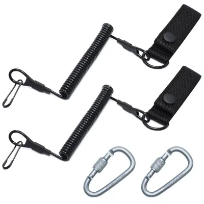 Productafbeelding van Tactical Lanyard Paracord met karabijnhaak, 2 stuks