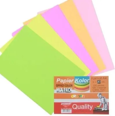 Produktbild von Farbiges A4-Papier, 5 x 40 Blatt – Penword