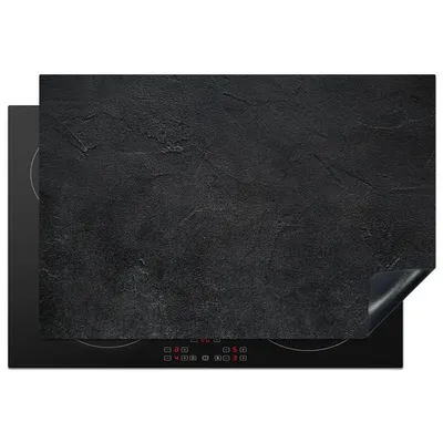 Produktbild von KitchenYeah© Herdabdeckplatte Industriell - Beton - Grau - Vintage - Rustikal , 76x51cm, Küche Deko, Glaskeramikkochfeld Herdabdeckung, Abdeckplatte fùr Kochfeld