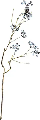 Zdjęcie produktu dla Sztuczne jagody Faux Berries Stems Brances for Wedding DIY Bridal Bouquet Home Kitchen Party Decoration Blue
