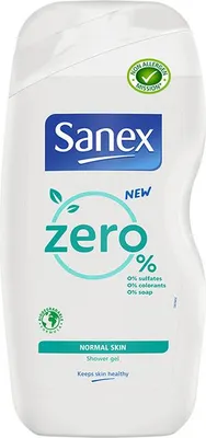 Obrázek produktu pro Sanex Zero, hypoalergenní hydratační sprchový gel, 400 ml