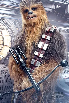Obrázek produktu pro Star Wars Epizoda 8 Plakát Chewbacca Bowcaster 91,5 x 61 cm