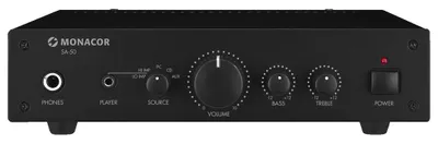 Produktbild von Monacor SA 50 Stereo-Verstärker, 25 Watt RMS