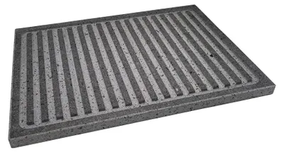 Produktbild von Lavastein-Grillpfanne, 40 x 30 cm, für gesundes Kochen