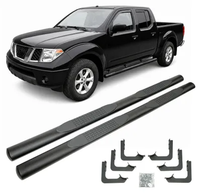 Immagine prodotto di Barre Laterali Pedane Inox Nissan Navara D40 2005-2015 4P Nero