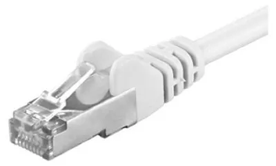 Imagen del producto de Cable de conexión Goobay, Cat 5e, F/UTP, blanco, 3 metros