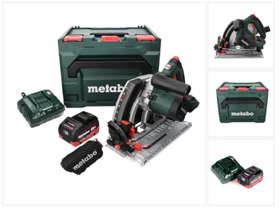 Produktbild von Metabo KT 18 LTX 66 BL Akku Tauchkreissäge 18 V 165 mm + 1x Akku 5,5 Ah + Ladegerät + metaBOX