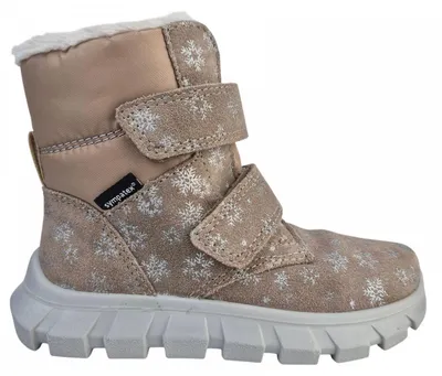 Produktbild von Richter Veloure crepe Klettstiefel Beige in Gr. 27