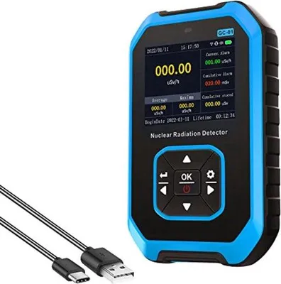 Productafbeelding van Famanu stralingsdetector - Zeer gevoelig meetapparaat met LCD-display