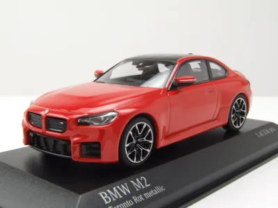 Zdjęcie produktu dla Minichamps 410023120 BMW M2 2023, czerwony metalik, skala 1:43