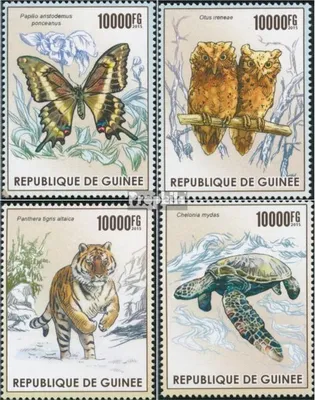 Produktbild von Briefmarken Guinea 2015 Mi 11288-11291 (kompl. Ausgabe) postfrisch Gefährdete Spezies