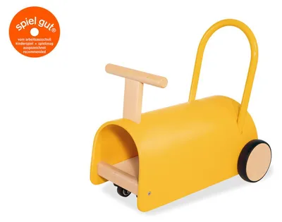 Image de Pinolino Kinderträume Enzo, 1 an, 4 roues, métal, bois, bois, jaune