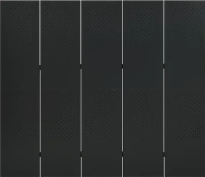 Obrázek produktu pro vidaXL 5dílný rozdělovač místností černý 200x180 cm ocelový