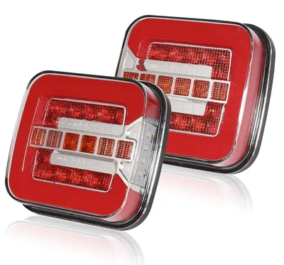 Obrázek produktu pro Zadní světla pro přívěsy, vodotěsná, 12V/24V, univerzální LED zadní světla