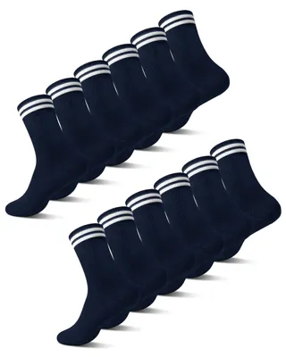 Image de 6 paires de chaussettes de sport en coton pour hommes et femmes