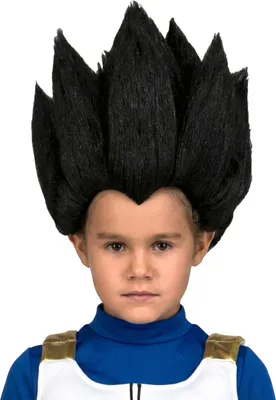 Zdjęcie produktu dla Peruka Dragon Ball Z™ Vegeta dla dzieci czarna
