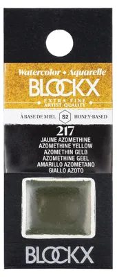 Produktbild von Blockx 3x Aquarellfarbe, 1/2 Näpfchen 1,5ml Chromkobaltgrün 41217BXC