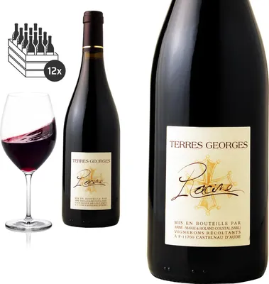 Produktbild von 12er Karton 2020 Racine von Domaine Terres Geroges - Rotwein