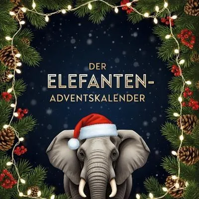 Image de Adventskalender Buch Elefanten: 24 Kapitel mit Rezepten, Bastelanleitungen & faszinierendem Elefantenwissen