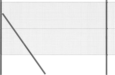 Obrázek produktu pro VidaXL Pletivo z svařovaného drátu, kotva do země, 25 x 1 metr, šedá barva