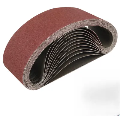 Image de Lot de 12 bandes abrasives de 100 x 610 mm, grain 80