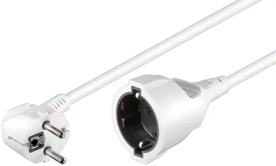 Produktbild von Goobay 93089 Schutzkontakt Verlängerung, 10 m, Weiß, 10 m - Schutzkontaktstecker (Typ F, CEE 7/7) > Schutzkontaktbuchse (Typ F, CEE 7/4)