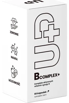 Produktbild von UP Health Pharma B-Komplex+ Nahrungsergänzungsmittel 60 Kapseln