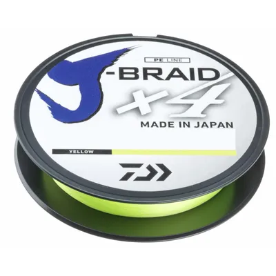 Obrázok produktu pre DAIWA J-BRAID X4, 135m, 0,13mm, 5,9kg / 13,01lbs, zelená, pletená šnúra, 12741-013