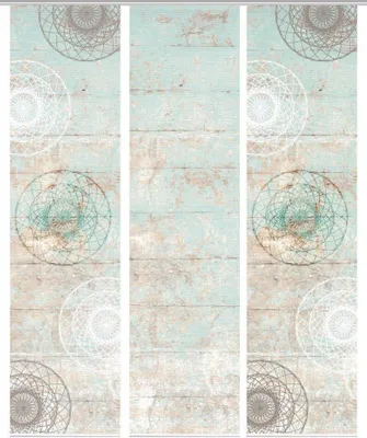 Produktbild von HOME in green 84089 MANDRIGA Schiebegardine aus recyceltem Polyester