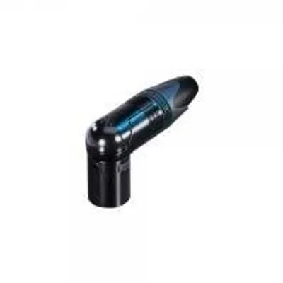 Immagine prodotto di NEUTRIK XLR-Steckverbinder Stecker, gewinkelt Polzahl: 7 Schwarz NC7MRX-B 1 St. (NC7MRX-B)