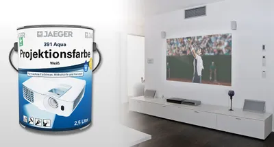 Produktbild von Jaeger 391 Aqua Projektionsfarbe 2,5L Weiß