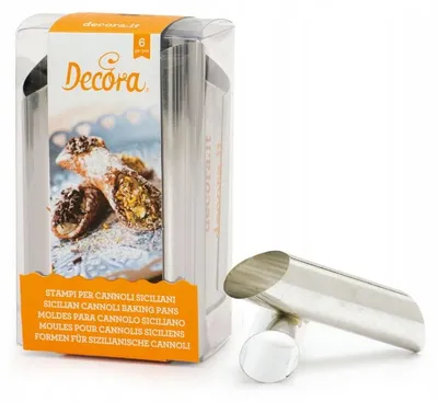 Imagen del producto de Moldes de acero inoxidable para hacer cannoli sicilianos