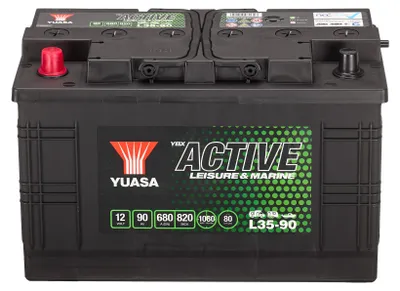 Produktbild von YUASA LEISURE Starterbatterie 12V 90Ah 680A/EN D2 für Auto Batterie