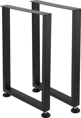 Immagine prodotto di Gambe per tavolo, Acciaio al carbonio, altezza 36,8 cm, larghezza 45 cm, portata 400 kg, verniciatura a forno
