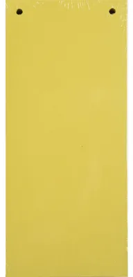 Image de Exacompta 12x 100 fiches intercalaires 105x240mm Jaune 13425B