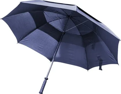 Produktbild von Longridge - Doppeltes Schirmdach Golfschirm RD2444 (Einheitsgröße) (Marineblau)