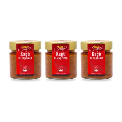 Produktbild von TubeORIGINAL Reh-Ragù mit mind. 50 % Rehfleisch – 3er-Pack (3 × 200 g)