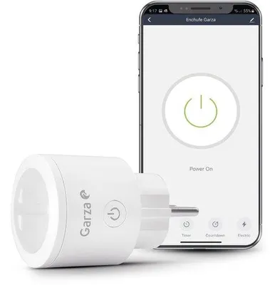 Obrázek produktu pro Chytrá zásuvka, bezdrátová, kompatibilní s Alexa a Google Home. Programovatelná bezdrátová zásuvka, kompatibilní s iOS a Android.