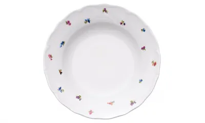 Produktbild von Tiefer Teller, tschechisches Porzellan, Verona, 24 cm, Wurf, G. Benedikt