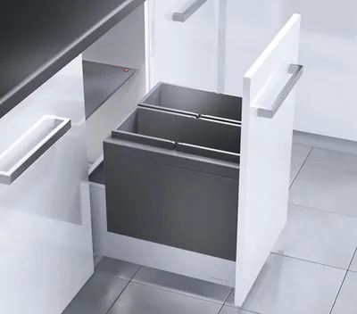 Image de Hailo Collecteur de déchets 3631491 XL Inset 450 18/18 Triple-XL 2x 18 litres