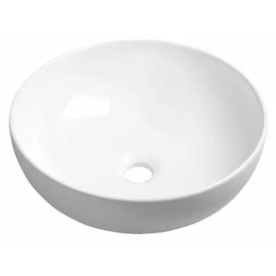Produktbild von Sapho RONDANE Keramik-Waschbecken zum Aufsetzen, Durch. 41cm, Weiß