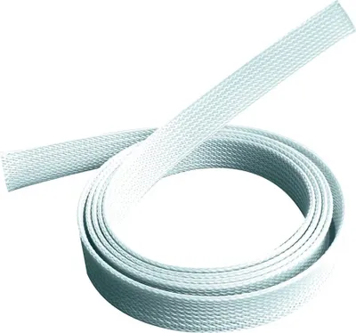 Produktbild von PureMounts® - Kabelschlauch PM-ZCCS-SOCKS-20W Polyester 1,80m Weiß, dehnbar 20mm