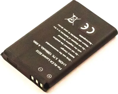 Produktbild von Akku für Nortel 4070 Li-Ion 3,7 Volt 1100 mAh schwarz